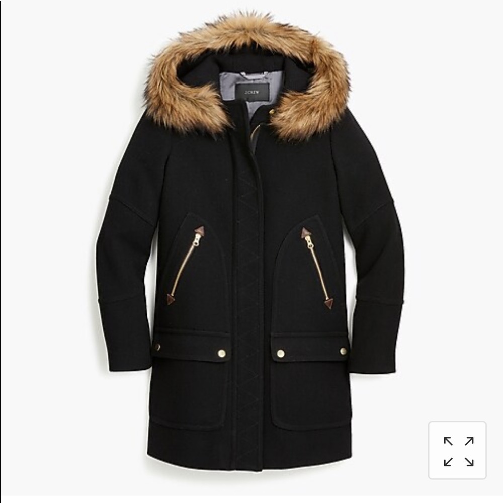 J. Crew Chateau Parka Italian Wool - excellent condition